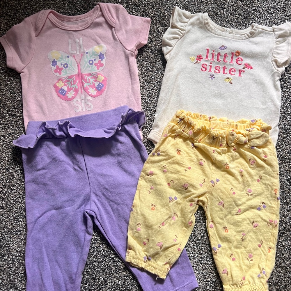 Little Sister Outfits 0-3/3mo